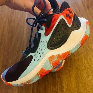 Under Armour Red and Blue Sneakers